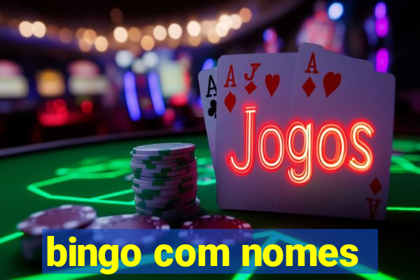 bingo com nomes